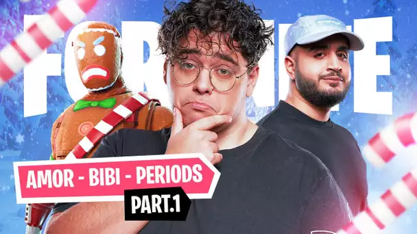 IMPOSSIBLE DE TOP 1 AVEC BIBI SUR FORTNITE ft. AMOR & PERIODS part. 1