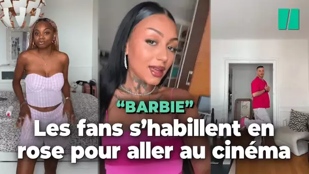 Pour aller voir « Barbie », les spectateurs n’hésitent pas à s’habiller comme la poupée Mattel