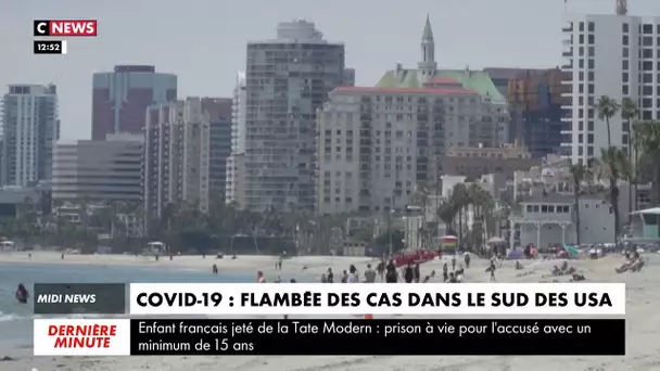 Covid-19 : flambée des cas dans le sud des Etats-Unis