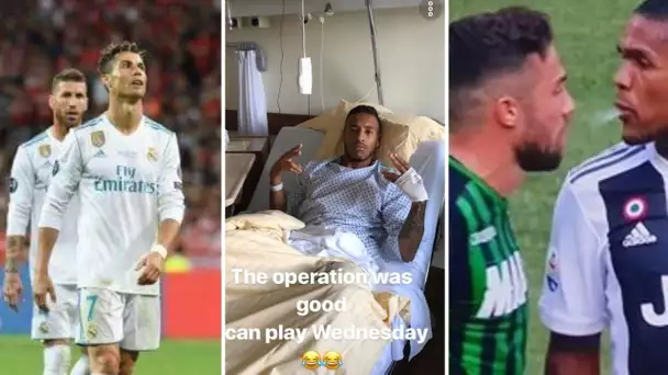 Blague de Tolisso apres son opération.Ronaldo unfollow ramos et carvajal. Excuses de Douglas Costa.