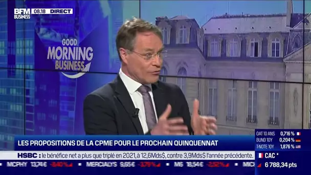 François Asselin (CPME): Les propositions de la CPME pour le prochain quinquennat