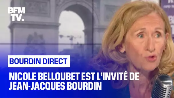 Nicole Belloubet face à Jean-Jacques Bourdin en direct