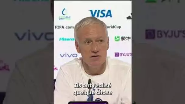 🏆🗨️ Deschamps : "Bravo à Walid Regragui et à son staff, ils ont réalisé quelque chose de fabuleux !"