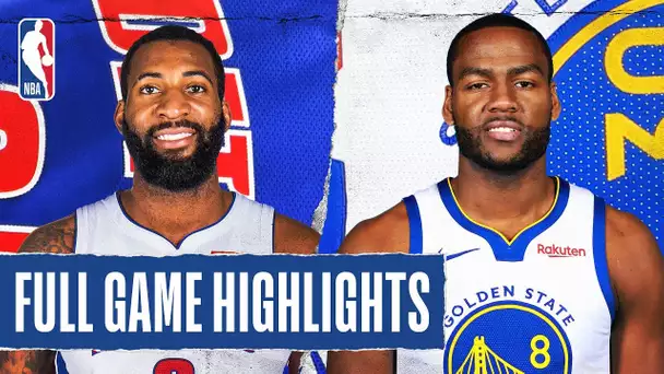 PISTONS at WARRIORS | FULL GAME HIGHLIGHTS | January 4, 2020