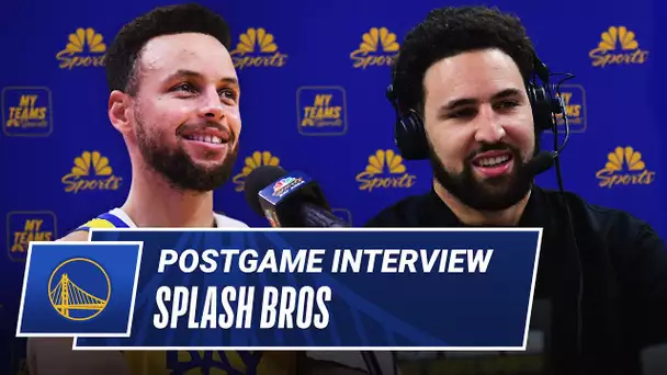 #ReporterKlay's EXCLUSIVE Steph Curry Postgame Interview 😂