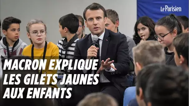Quand Macron explique aux enfants ce qu&#039;est un Gilet Jaune