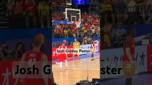Josh Giddey’s Poster Slam In #FIBAWC! 😳🔥| #Shorts