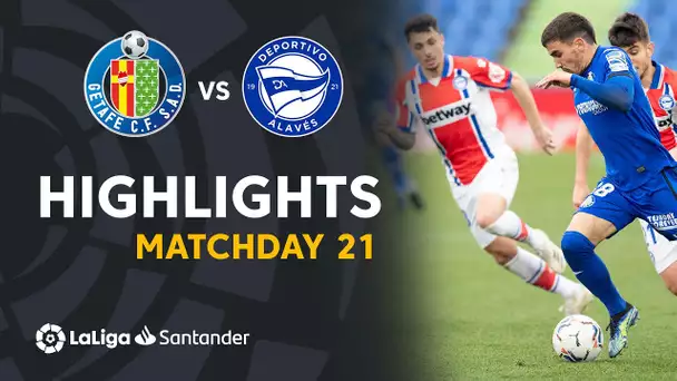 Highlights Getafe CF vs Deportivo Alavés (0-0)