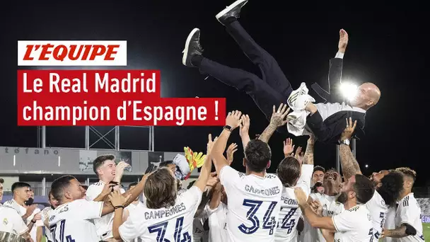 Comment le Real Madrid a été sacré champion d'Espagne devant le Barça - Foot - ESP