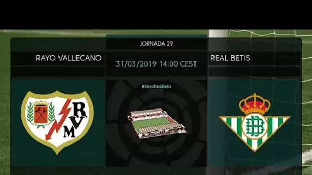 Calentamiento Rayo Vallecano vs Real Betis