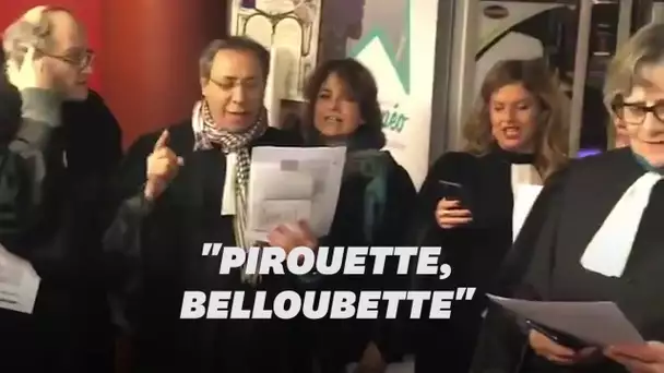 Les avocats protestent en chanson contre la réforme des retraites