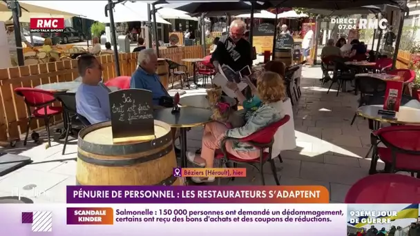 Pénurie de personnel : les restaurateurs s'adaptent
