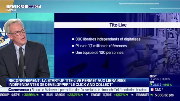 Francois Boujard (Tite-Live): Tite-Live permet aux librairies de développer "le click and collect"