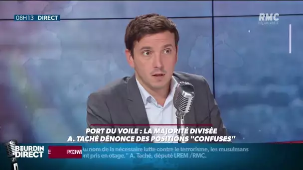 Voile: le député LREM Aurélien Taché tacle Jean-Michel Blanquer