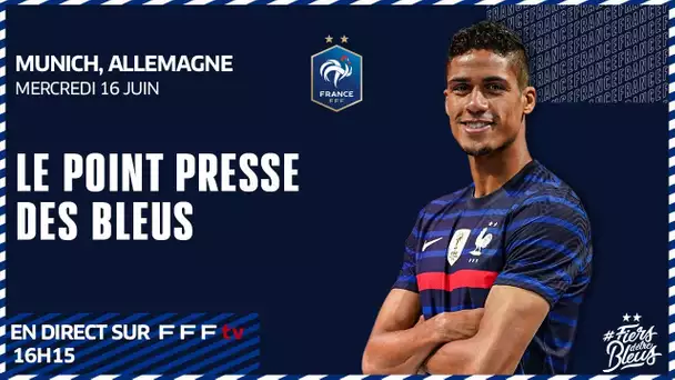 Le point presse de Raphaël Varane à Munich