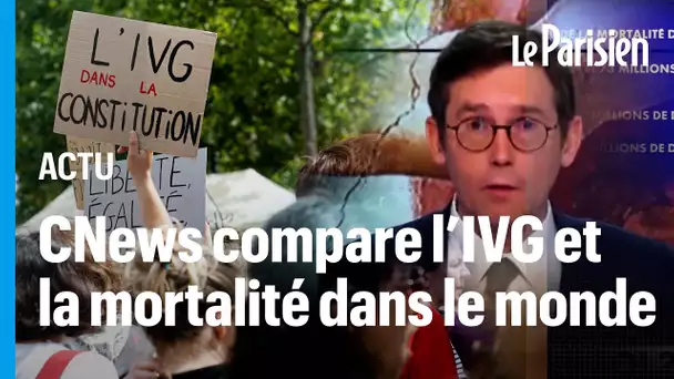 CNews compare IVG et mortalité, la chaîne présente ses excuses