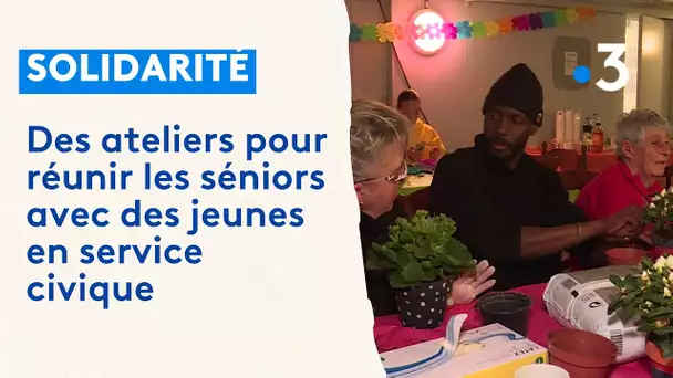 Solidarité. Des ateliers pour réunir les séniors avec des jeunes en service civique