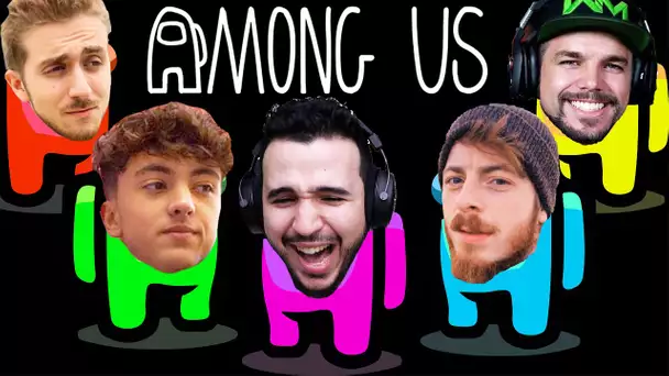 AMONG US feat. Cyrilmp4, Inoxtag, Skyrroz, Sora et bien d'autres..