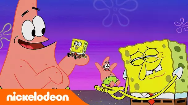 Bob l'éponge | ÉPISODE DE 5 MINUTES | Bob l'éponge et Patrick ont des JUMEAUX ! | Nickelodeon France