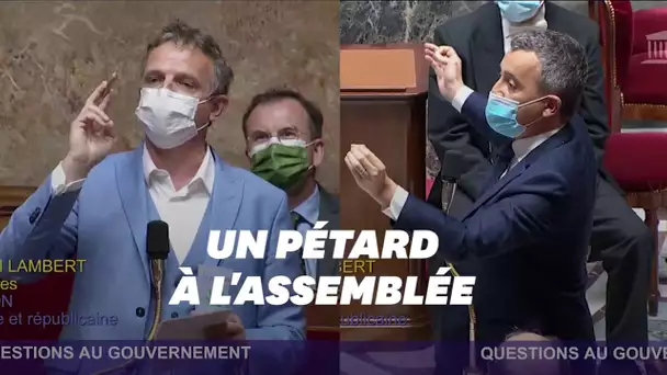 Un député brandit un joint en pleine Assemblée et ça n'a pas plu à Darmanin