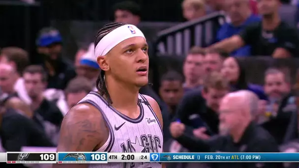 Final 3:36 WILD ENDING Magic vs. Spurs | February 8, 2025