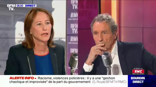 Ségolène Royal était l'invitée de Jean-Jacques Bourdin, sur RMC et BFMTV, ce mercredi 10 juin