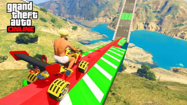 PARKOUR QUAD ON TRICHE - GTA 5 ONLINE