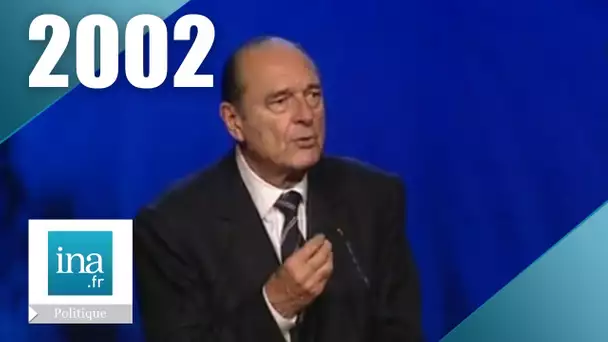 Jacques Chirac - Campagne présidentielle 2002 (2ème tour)| Archive INA
