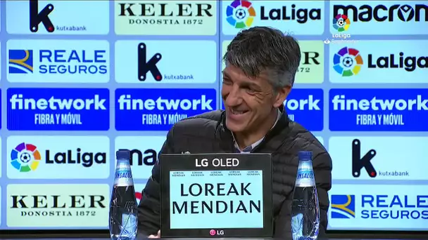 Rueda de prensa Real Sociedad  vs Deportivo Alavés