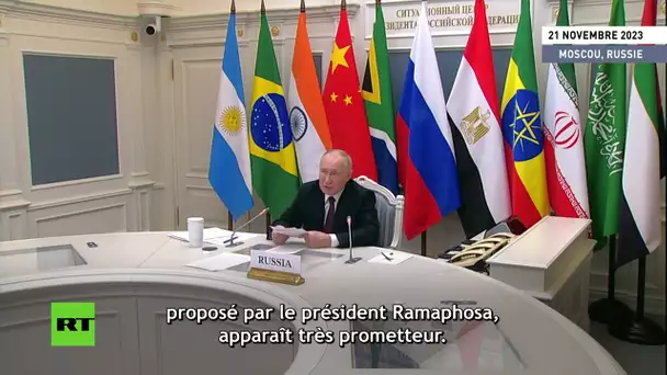 Poutine a qualifié de « très prometteur » le nouveau format de réunion des dirigeants des BRICS