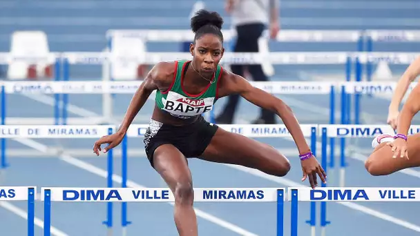 Miramas 2021 : Finale 60 m haies F (Laeticia Bapte en 7''93)