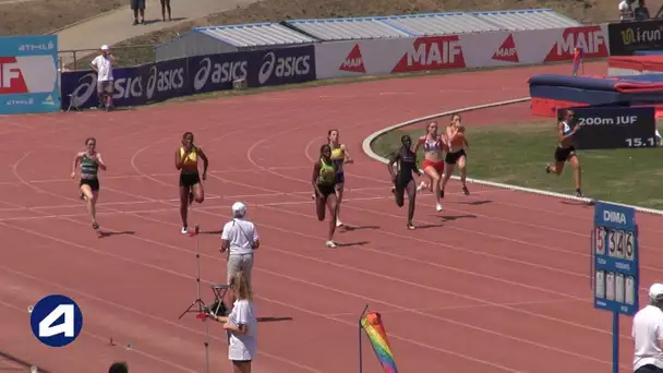 Angers 2019 : Finale 200 m Juniors F (Gemima Joseph en 23&#039;&#039;40)