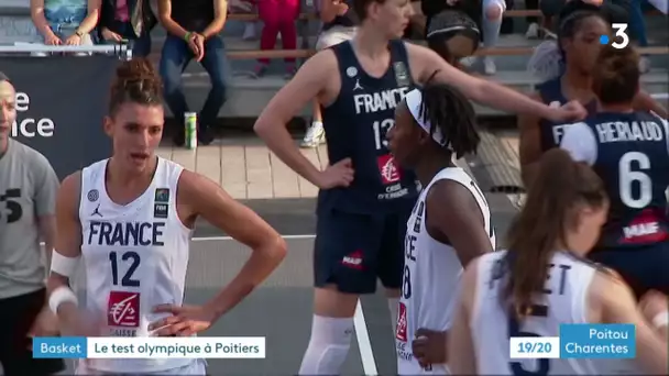 L'équipe de France féminine au festival de basket 3x3 à Poitiers