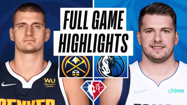 NUGGETS at MAVERICKS | FULL GAME HIGHLIGHTS | January 3, 2022