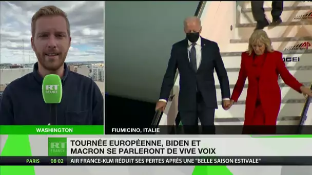 Joe Biden entame sa tournée européenne à Rome, où il s’entretiendra notamment avec Emmanuel Macron