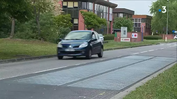 Une route solaire testée à Labège, près de Toulouse