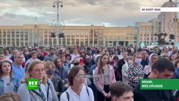 Biélorussie : des centaines de personnes manifestent contre le président Loukachenko à Minsk