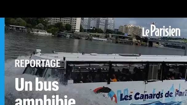 Marcel, le bus touristique qui plonge dans la Seine