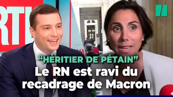 « Héritier de Pétain », Le recadrage de Borne par Macron a ravi le RN
