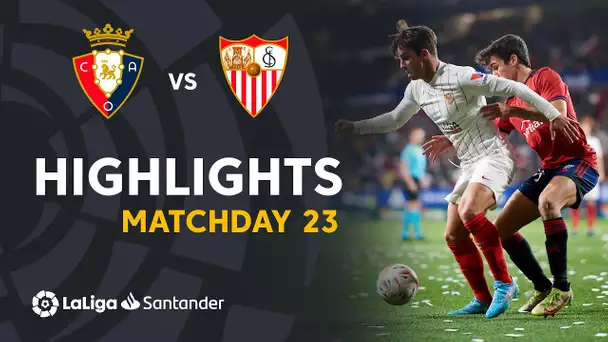 Resumen de CA Osasuna vs Sevilla FC (0-0)