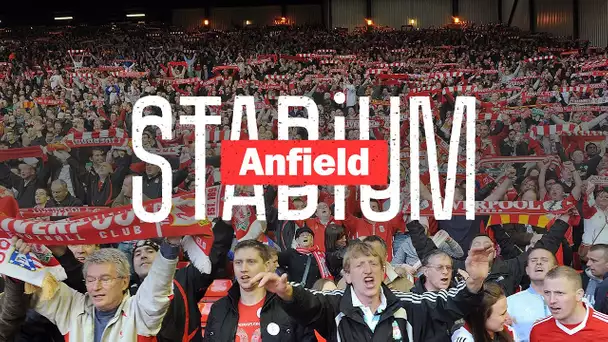 Le stade d'Anfield, fief des Reds du Liverpool Football Club - Stadium
