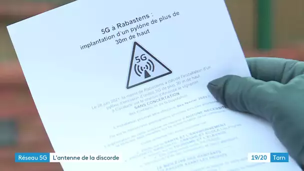 L'installation d'une antenne 5G suscite la polémique à Rabastens dans le Tarn