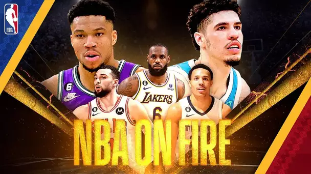 NBA On Fire: feat. Zach LaVine, Desmond Bane, Los Angeles Lakers & Hornets @ Bucks  🔥🔥