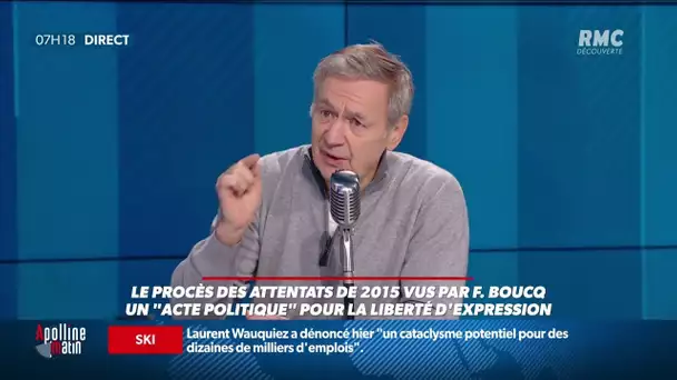 Il a dessiné le procès de "Charlie Hebdo": "Charlie doit continuer, parce que ça les agace!"
