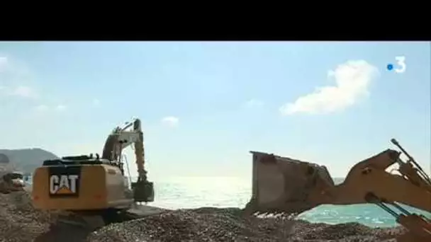 Engraissement des plages de Nice