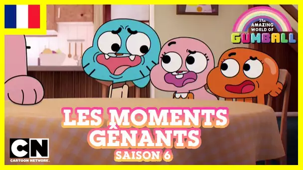 Le Monde Incroyable de Gumball 🇫🇷| Les moments les plus gênants