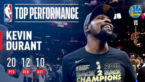 Kevin Durant's TRIPLE DOUBLE Helps The Warriors Win The 2018 NBA Title