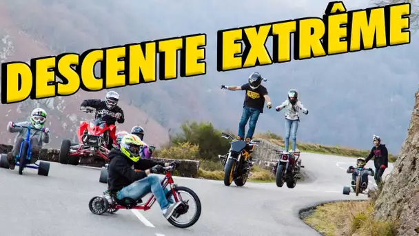 DESCENTE INFERNALE ENTRE RIDERS DE L'EXTRÊME !