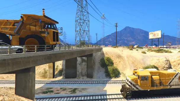CAN WE DO A FRONTFLIP AND LAND ON THE TRAIN IN GTA V ?