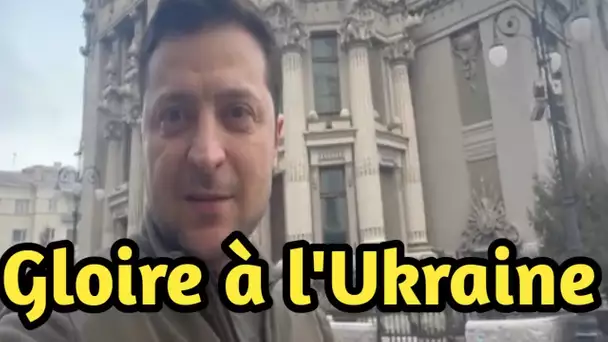 VIDÉO. Ukraine. "Nous ne baisserons pas les armes" affirme le Président ukrainien Volodymyr Zelensky